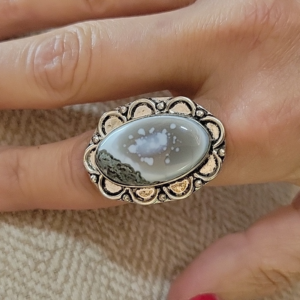 Owyhee Opal Statement Ring - image 1